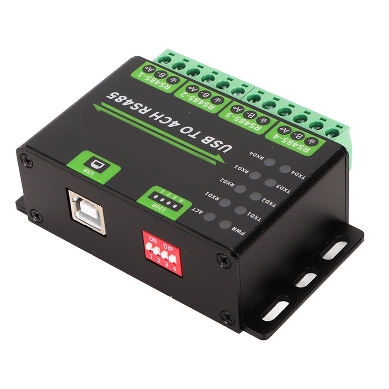 USB to 4CH RS485 Converter Onboard TVS Anti Thunder 120R