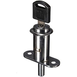 Sliding Door Cabinet Lock for Furniture Lock Bolt Lock with Pressure Cylinder for Sliding Doors 32 mm Pack of 2