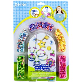 Perler Stripes-n-Jewelry Beads Activity Kit