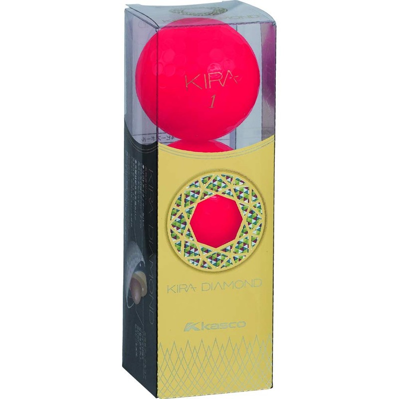 キャスコ(KASCO) ゴルフボール キラダイヤモンド レッド ダース KIRA DIAMOND