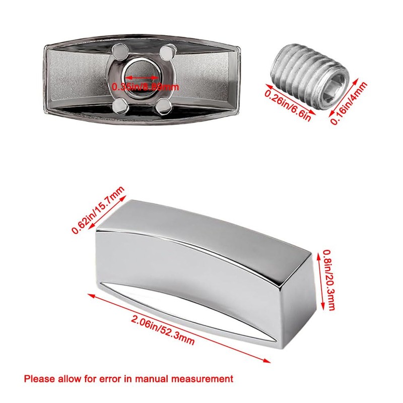 TopHomer 4PCS Range Valve Knob for Kitchen Gas Stove, Oven
