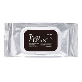 Tony Moly ProClean Soft Cleansing Tissue, 50 sheets, 1 pc / 토니모리 프로클린 소프트 클렌징 티슈, 50매입, 1개
