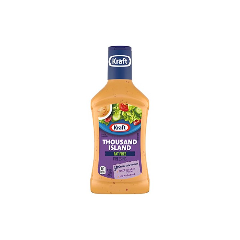 Kraft Fat Free Thousand Island, 16 oz, Pack of 6