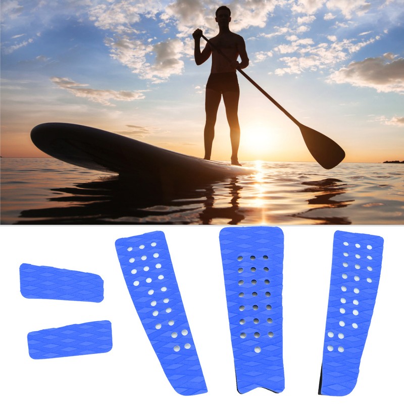 5PCS Durable EVA Anti slip Surfboard Yacht Boat Traction Pad