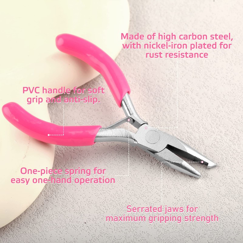 SPEEDWOX Split Ring Pliers 3 Inches Jump Ring Opener Ring