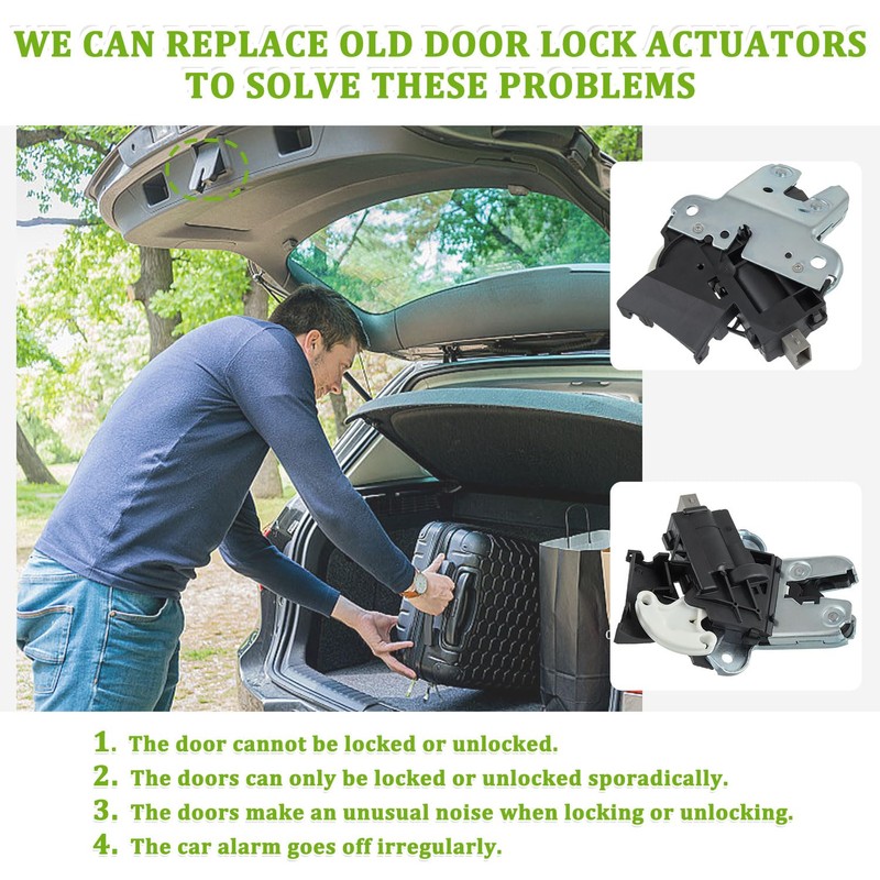EPLZON Tailgate Lock Boot Door Lock A5 A6 A8 Golf