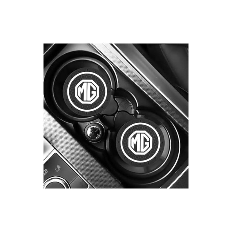 Car Cup Holder Insert Anti-Dust Non-Slip Rubber Coaster Mats Compatible