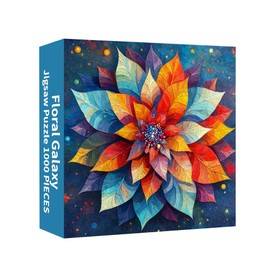 Puzzles for Adults 1000 Piece, Round Mandala Jigsaw Puzzles 1000 Pieces, Impossible Puzzle for Home Decor
