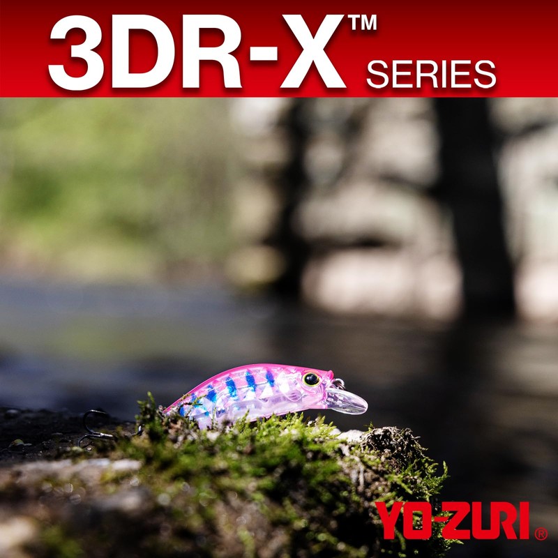 YO-ZURI 3DR-X Jerkbait (SP) 80mm Matte Ghost Pearl Chart Back