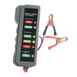 SCUARI Car Battery Tester,Car Accessories Relay Tester,12V Automotive Digital Battery Alternator Tester with LED Indication,Vehicle Battery Condition Detector,Suitable for Most Cars,Trucks,SUVs,Vans
