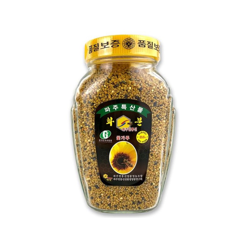 파주 DMZ 순수자연 100% 벌화분 500g 꿀벌화분 생화분 비폴렌 Paju