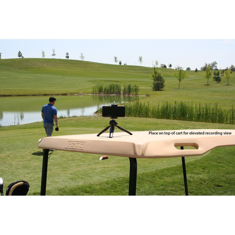 Golf Gadgets® - Folding Tripod Swing Recording System | Smartphone