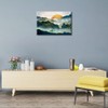 Mountain Sunset Decoration Art Abstract Painting Canvas Wall Art Canvas