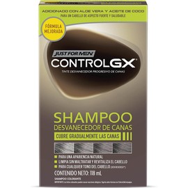 Just for Men Control Gx Shampoo Desvanecedor Progresivo De Canas, 118ml
