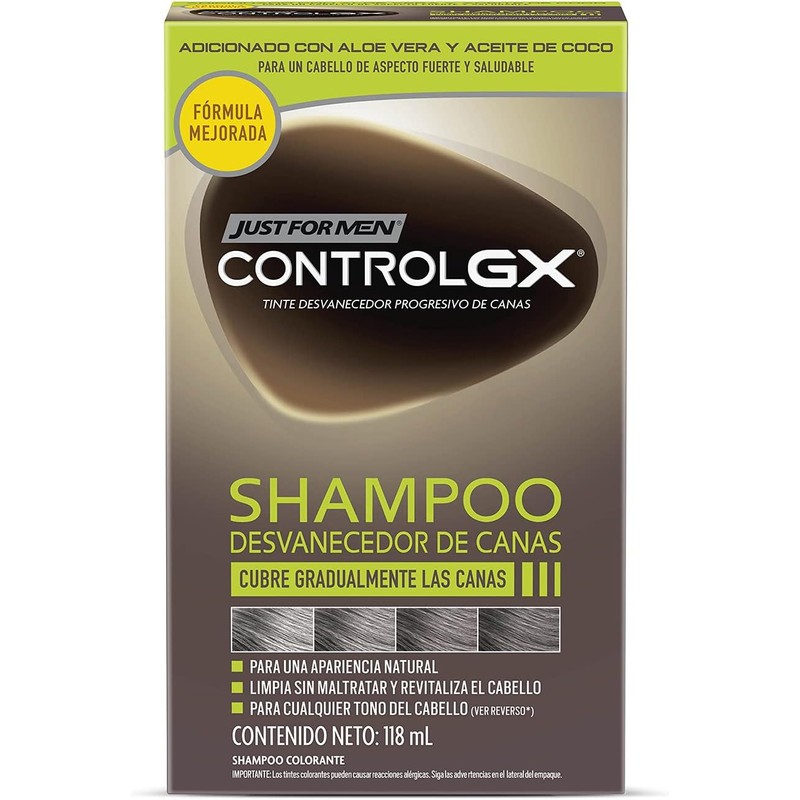 Just for Men Control Gx Shampoo Desvanecedor Progresivo De Canas,