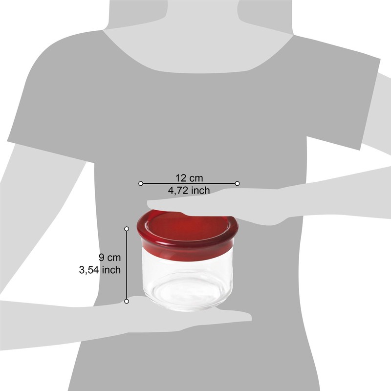 Omada Linea Trendy Design Plastic Container 0.50 L with Snap