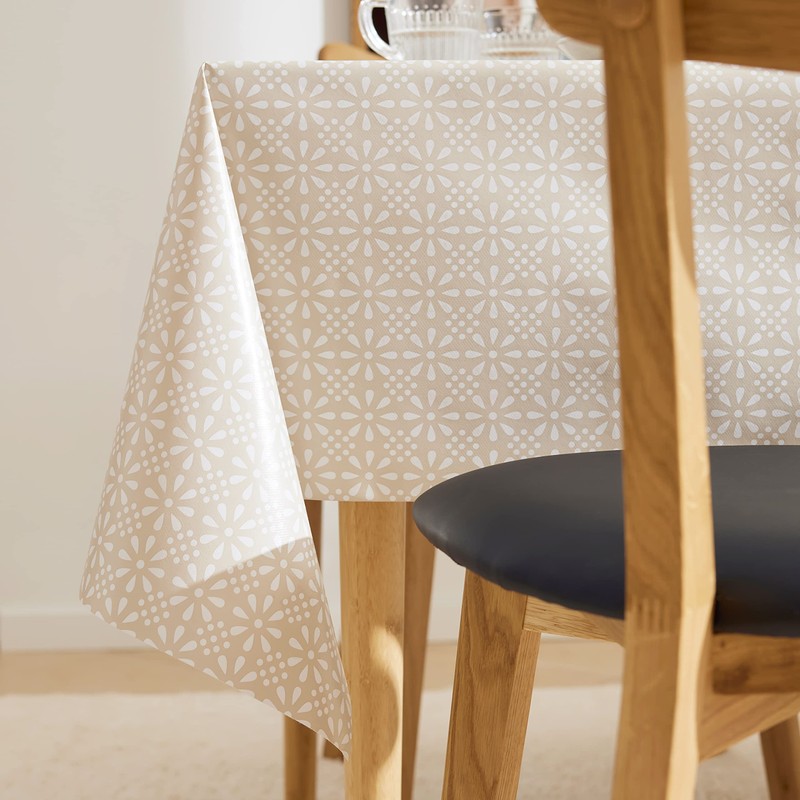 Wipe Clean Tablecloth - Rectangle 200x140cm | 78x55in For Rectangular