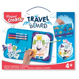 Maped Creativ Travel Board Knights and Princess Theme Fun Activity Kit for Kids 4+