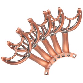 PATIKIL Ceiling Fan Blades Arms Replacement, 5 Pcs 52" Fan Blade Replacement Parts Mounting Bracket Kit for Replacing the Worn Fan Blades, Red Bronze