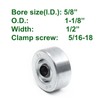 (4-Pack) Zinc Plated Carbon Steel 5/8” Bore Shaft Collars Sets