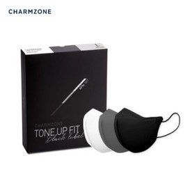 CHARMZONE Tone Up Fit Black Label KF94 Mask 30ea, Color:#White  M