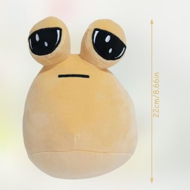 22cm Alien Soft Plush Toy, Cartoon Big Eye Alien Anime Plush Figure Toys, Pet Alien Stuffed Doll Aliens Soft Cuddly Toys for Kids Children Home Decoration Party Birthday Collectable Gift