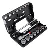 CRAFTSMAN V-SERIES Socket Set, Shallow SAE, 3/8 Inch Drive, 18