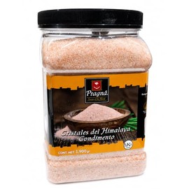 Pragná Cristales del Himalaya Condimento (Sal más equilibrada y saludable que la sal normal de mesa) , envase de 1.9 kg