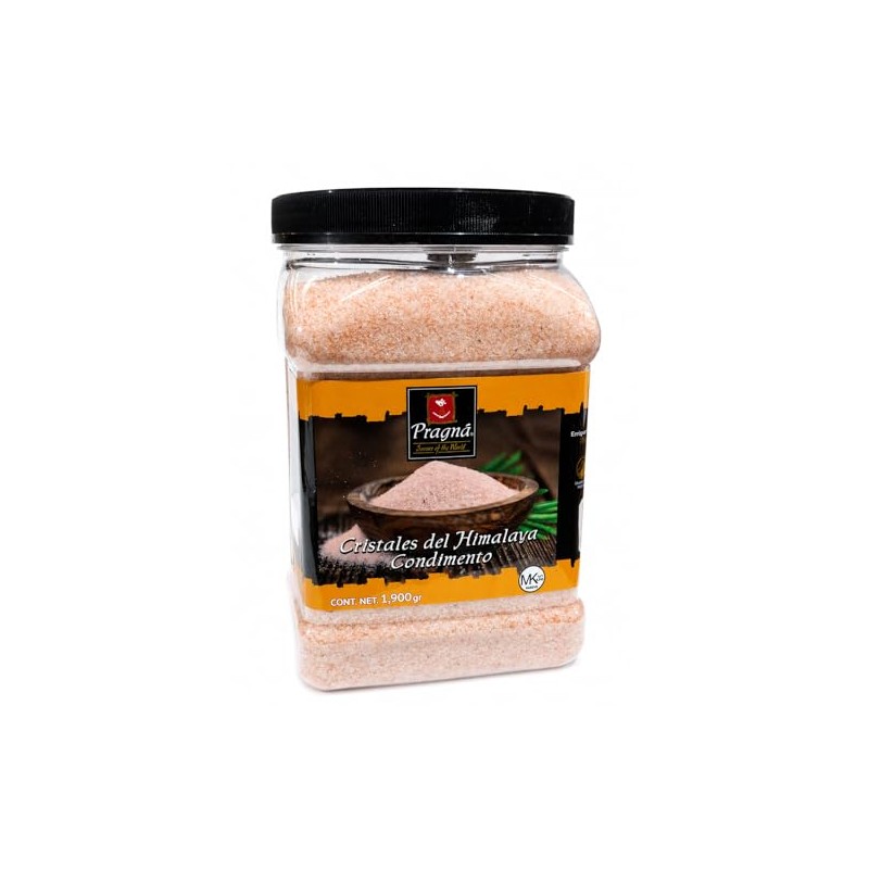 Pragná Cristales del Himalaya Condimento (Sal más equilibrada y saludable