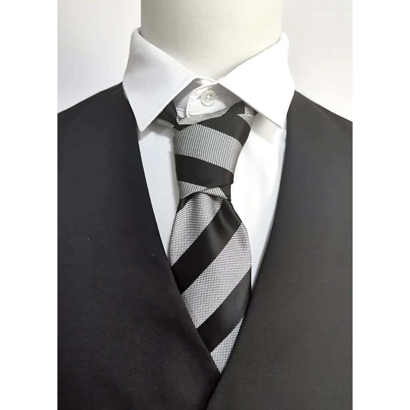 NECOTIA Brand, 2-Piece Necktie, 2-Piece Set, 2.8 inches (7 cm)