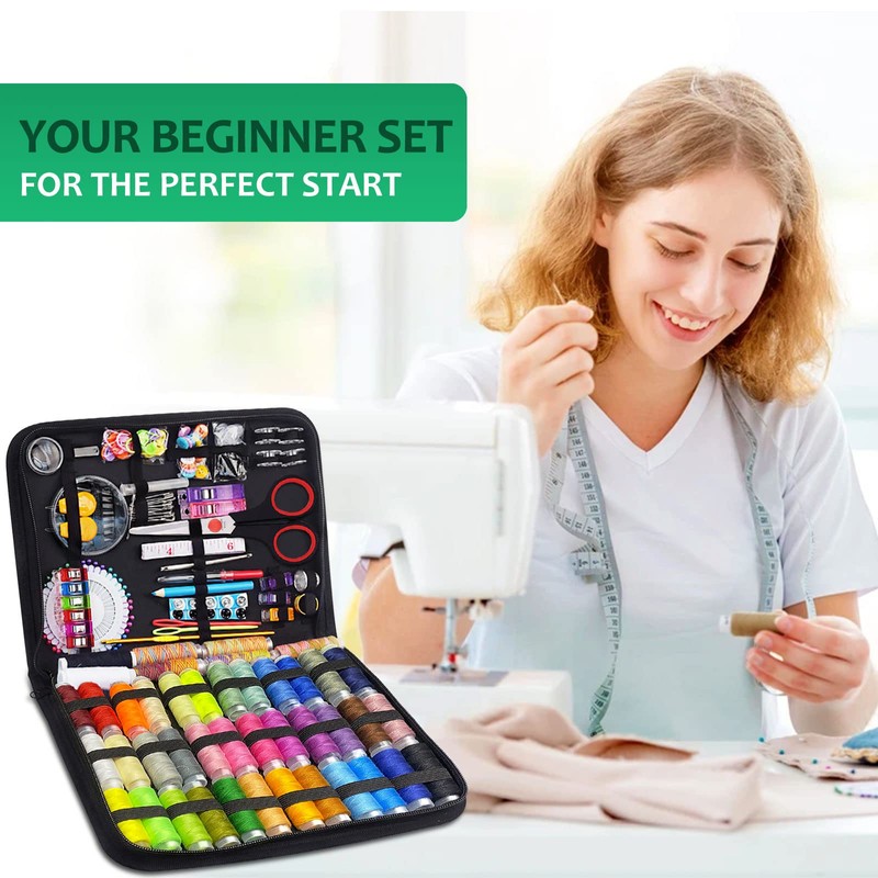 TWBEST 304 Pieces Sewing Kit, Sewing Accessory Set, Sewing Kit,