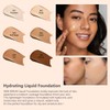 Hydrating Serum Foundation,Makeup Base Foundation Hypoallergenic and Flawless Full Coverage.