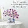 7.4'' Turkish Blue Evil Eye Tree Feng Shui Owl Decorative