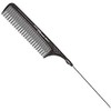 Hercules Saw Needle with C21 Anthracite Toupier Stielkamm 8.75 Carbon Comb, Pack
