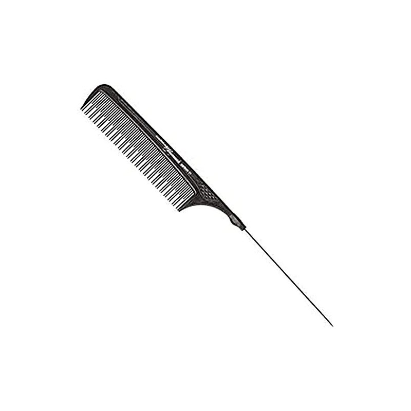 Hercules Saw Needle with C21 Anthracite Toupier Stielkamm 8.75 Carbon Comb, Pack
