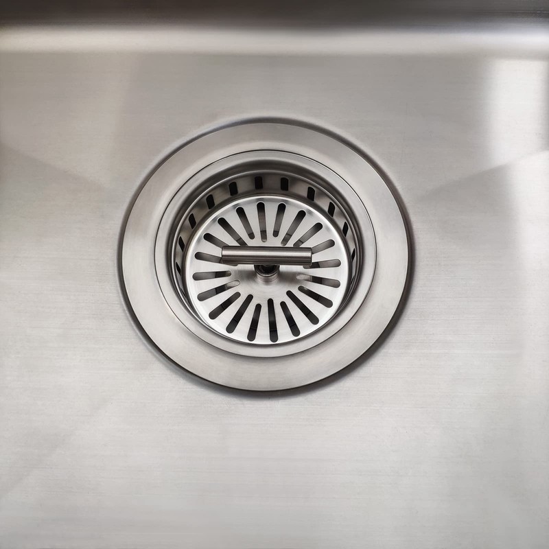 EADOT 3-1/2 Inch Brushed Nickel Sink Strainers for Kitchen Sink,
