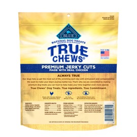 Blue Buffalo True Chews Premium Jerky Cuts Dog Treats with Natural Ingredients Chicken