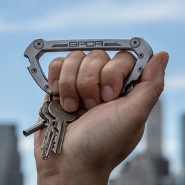 GP Carabiner, American Design, GPCA, Super Carabiner, 8 Tools (Titanium)
