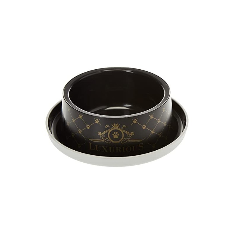 Moderna Products Plato para Gato -Trendy Dinner Luxurious Pet Negro