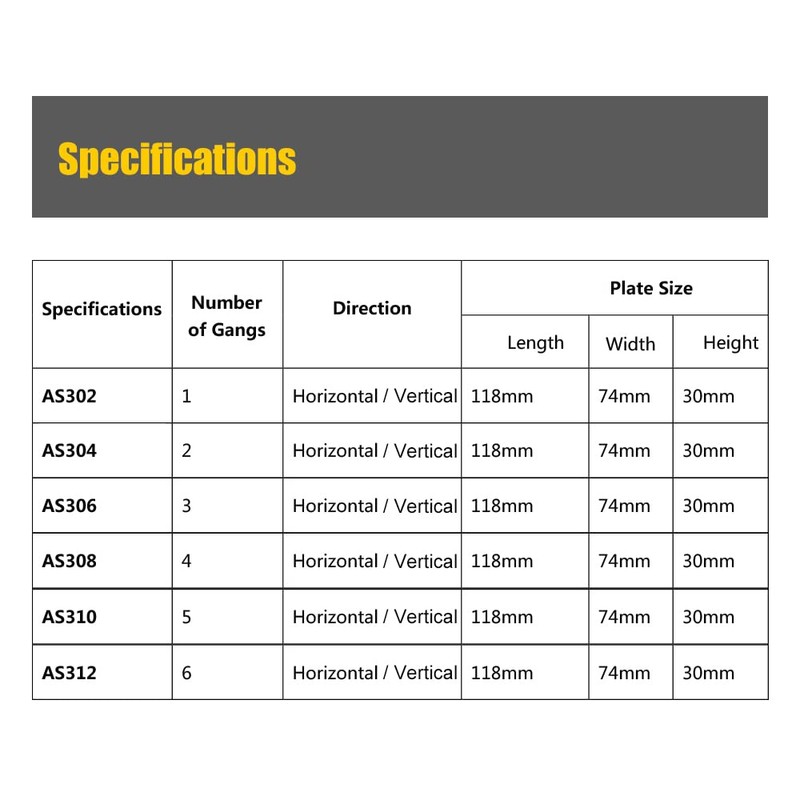 Contech CLSOL 1 Gang 2 Way Push Button Light Switch