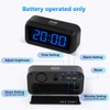 Timegyro Digital Alarm Clock Battery Operated with LED Display for