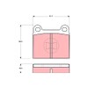TRW GDB663 Brake Pads