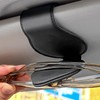 Cute Duck - Car Sunglass Holder, Magnetic Leather Eyeglass Hanger