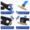 Flytuo 1/2" & 3/4" Combo PEX Crimping Tool for Copper