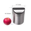 Cuisinox in-Home Stainless Steel Countertop Compost Bin, 4.7" x 6.6"