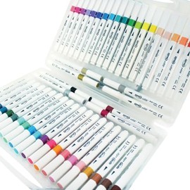Spree Acrylic markers brush tip, 48 colours, PP box