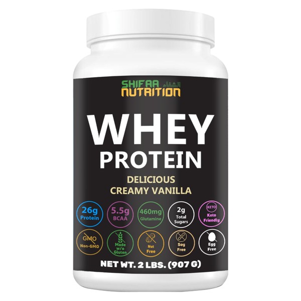 SHIFAA NUTRITION SHIFAA NUTRITION Delicious Creamy Vanilla Halal Whey Protein