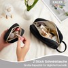 Kalidi Cosmetic Bag Women's Cord Make Up Bag Portable Makeup
