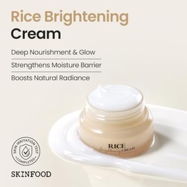 SKIN FOOD since 1957 Crema Iluminadora De Arroz Skinfood Humectante Facial Coreano Para El Cuidado De La Piel Para Una Piel Radiante Leche De Agua De 