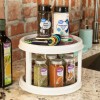 Mainstays 2-Tier Plastic Spice Rack Organizer Turntable